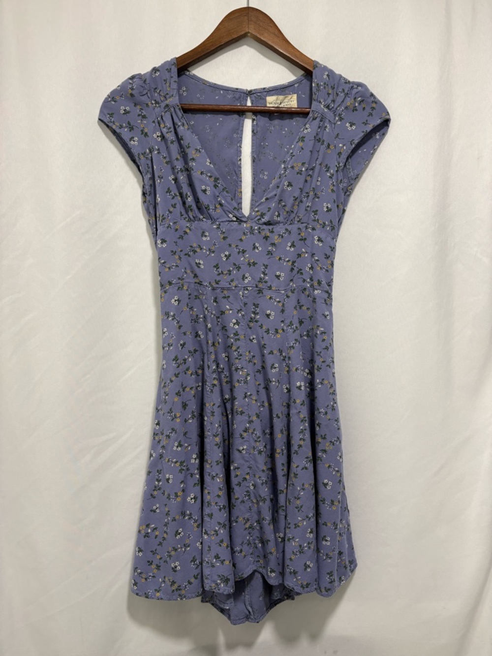 Denim & Supply Ralph Lauren Floral Cutout Mini Dress Boho Cottagecore Size 4 - Picture 6 of 9